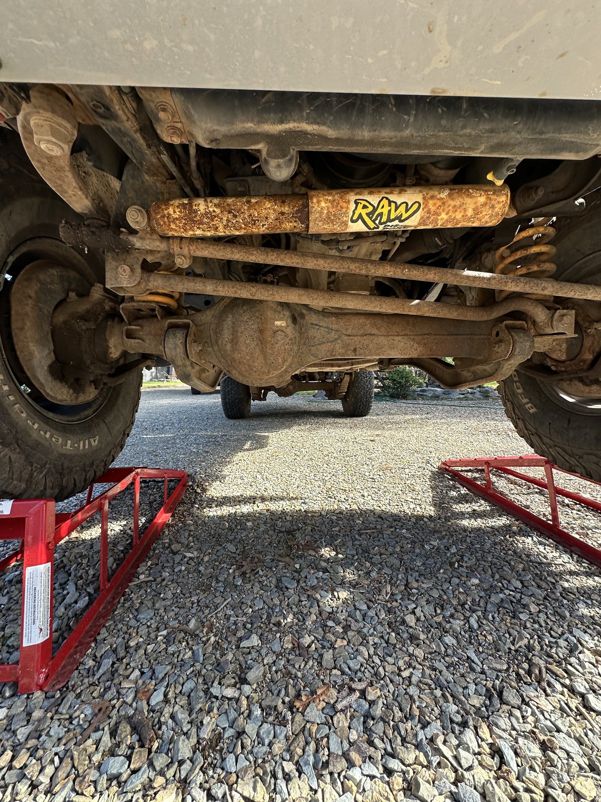 Chassis before treatment
