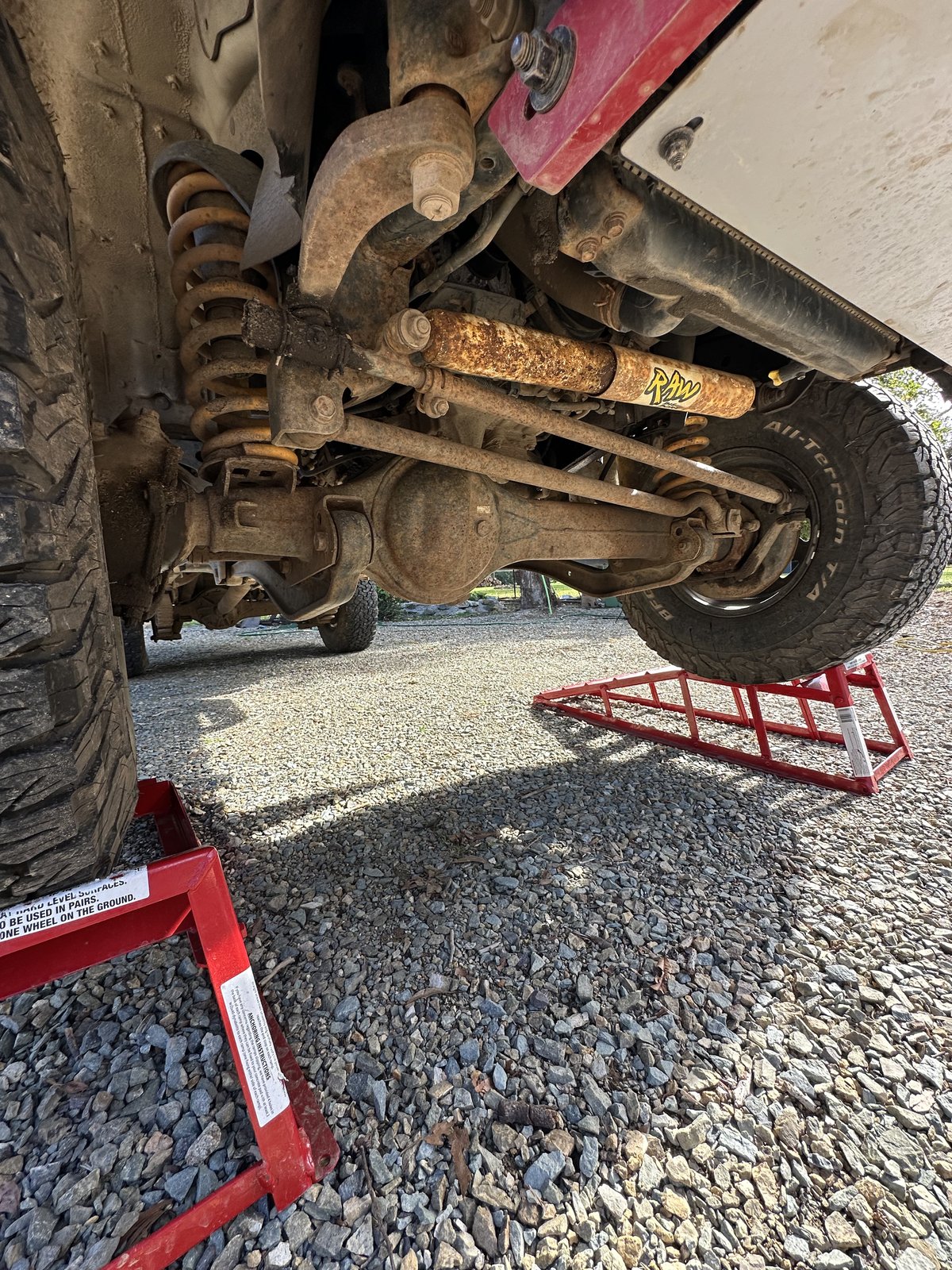 Chassis before treatment