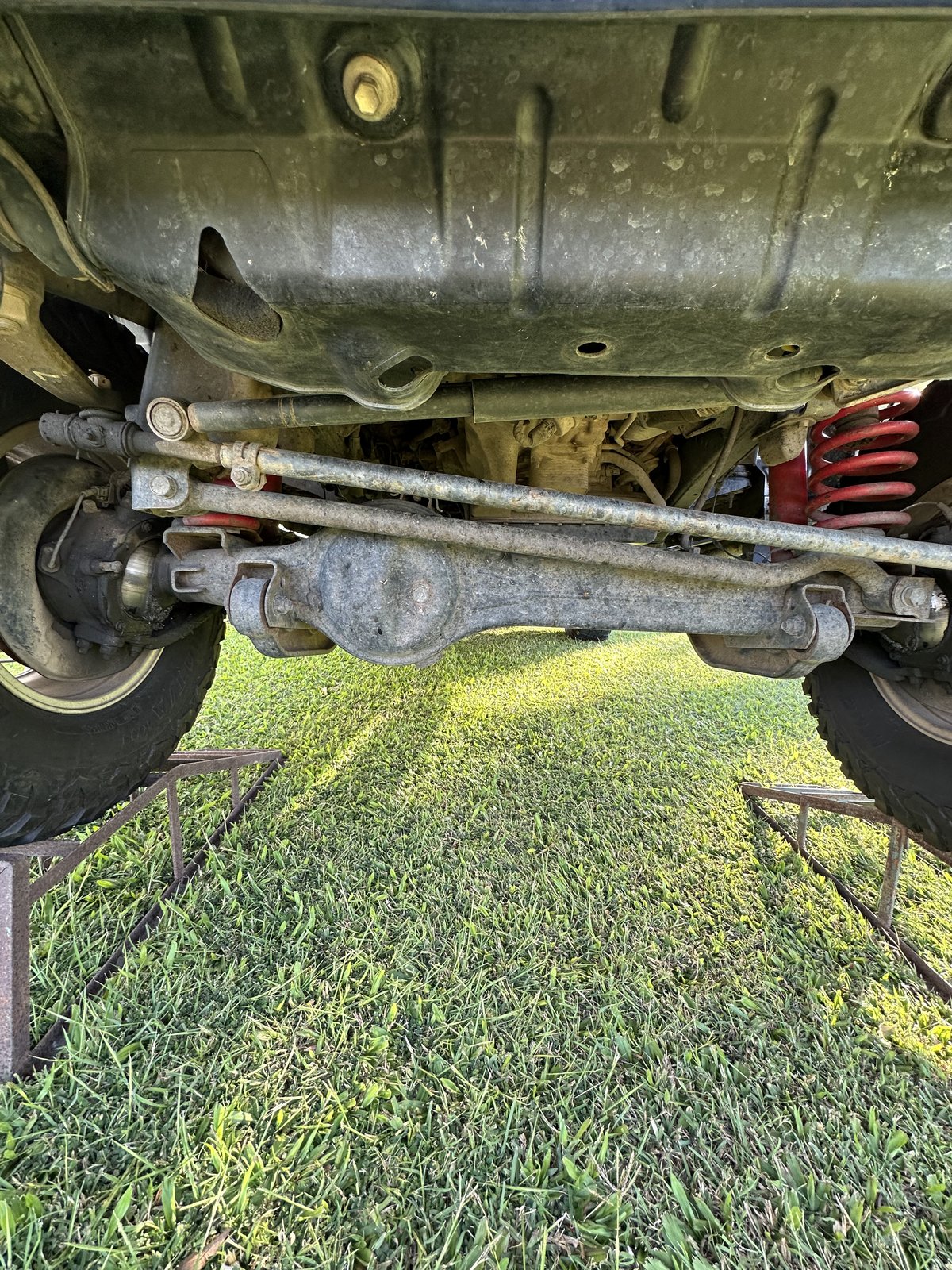 Chassis before treatment
